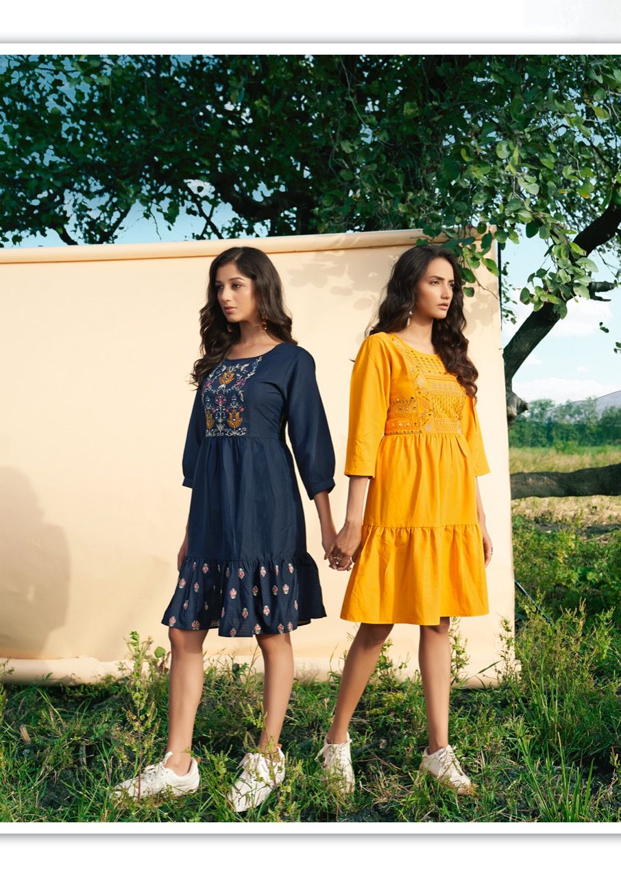 Riya The Conch Fancy Stylish Party Wear Latest Short Kurti Collection